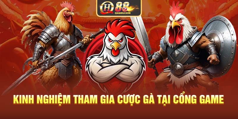 Kinh nghiệm tham gia cược gà tại cổng game 